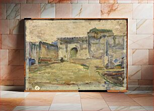Πίνακας, Street Scene, Tangier (Crenelated Architecture), Henry Ossawa Tanner