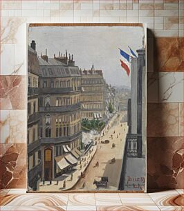 Πίνακας, Street view from paris, 1889, Elin Alfhild Nordlund