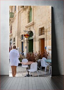 Πίνακας, Street View of Café Street View of Café