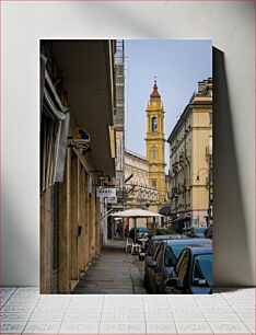 Πίνακας, Street with Bell Tower Οδός με το καμπαναριό