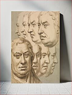 Πίνακας, Studies from the Bust of Samuel Johnson