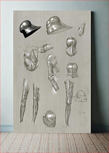 Πίνακας, Studies of a Suit of Armor (1875) by Sir Edward Burne–Jones