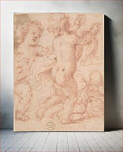 Πίνακας, Studies of Children by Anonymous, Italian, Roman-Bolognese, 17th century