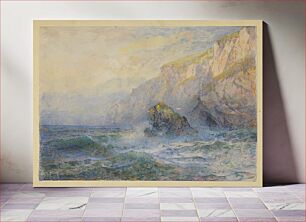 Πίνακας, Study after "At Icart Point, Guernsey", William Trost Richards