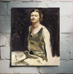 Πίνακας, Study for a portrait of a lady (mrs. edith von bonsdorff), 1922, Antti Favén