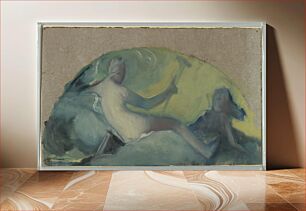 Πίνακας, Study for a Tympanum with Reclining Figure, Pierrevictor Galland