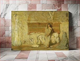 Πίνακας, Study for the Annunciation, Henry Ossawa Tanner