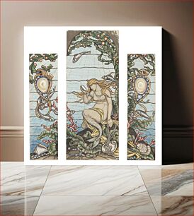 Πίνακας, Study for "The Mermaid Window," A.H. Barney Residence, New York, NY, Elihu Vedder