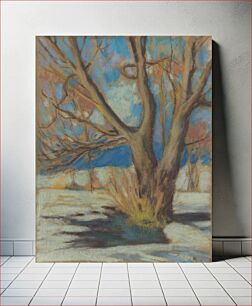 Πίνακας, Study of a bare tree in the winter by Zolo Palugyay
