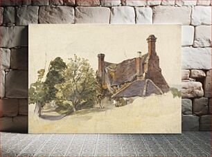 Πίνακας, Study of a Cottage by a lane