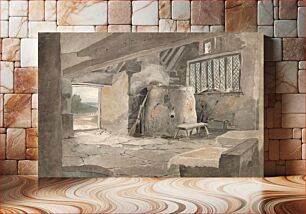 Πίνακας, Study of a Cottage Interior by John Henry Mole