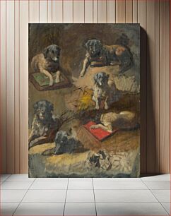 Πίνακας, Study of a dog, Jan Novopacký