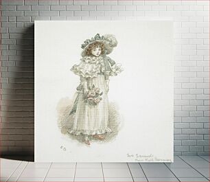 Πίνακας, Study of a Fully Dressed Little Girl by Kate Greenaway
