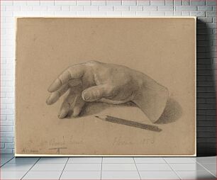 Πίνακας, Study of a Hand (1856) by Hiram Powers