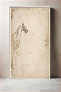 Πίνακας, Study of a Horse (ca. 1817–1818) by Théodore Gericault