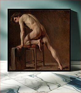 Πίνακας, Study of a Nude Man, attributed to Gustave Courbet