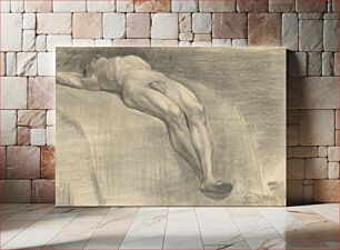 Πίνακας, Study of a reclining male nude, Emil Alexay Olexák