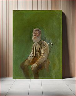 Πίνακας, Study of a seated man by László Mednyánszky