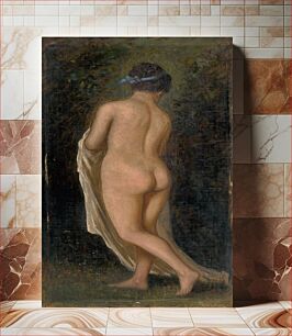 Πίνακας, Study of a standing female nude, Eduard Majsch