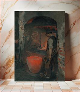 Πίνακας, Study of a standing hammersmith, Dominik Skutecky
