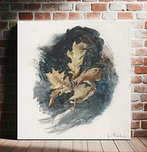 Πίνακας, Study of an Oak Leaf