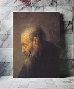 Πίνακας, Study of an Old Man in Profile by Rembrandt van Rijn