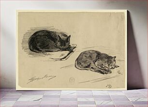 Πίνακας, Study of Cats, Walter Shirlaw