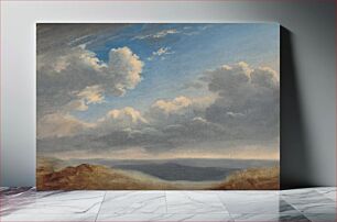 Πίνακας, Study of Clouds over the Roman Campagna (ca. 1782–1785) by Pierre–Henri de Valenciennes