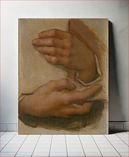 Πίνακας, Study of hands by Milan Thomka Mitrovský