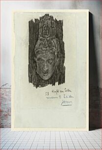 Πίνακας, Study of head of Shiva in the Museum of Ethnology in Leiden (1868–1928) by Jan Toorop