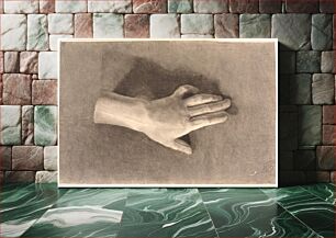 Πίνακας, Study of plaster hand