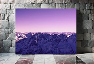 Πίνακας, Stunning Purple Mountain Landscape Εκπληκτικό μωβ ορεινό τοπίο
