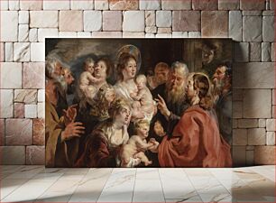 Πίνακας, Suffer the Little Children to Come Unto Me (1615–16) by Jacob Jordaens