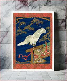 Πίνακας, Sulphur-crested cockatoo, vintage animal painting by G.A. Audsley-Japanese illustration