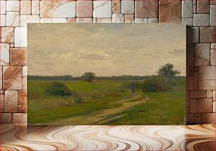 Πίνακας, Summer landscape by Lajos Csordák