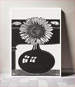 Πίνακας, Sunflower (Zonnebloem) (1914) by Samuel Jessurun de Mesquita