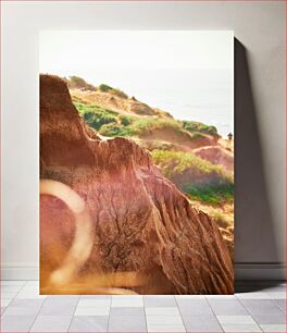 Πίνακας, Sunlit Coastal Cliff Ηλιόλουστος παράκτιος βράχος