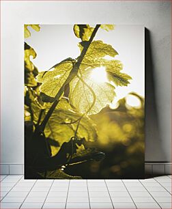 Πίνακας, Sunlit Leaves Ηλιόλουστα φύλλα