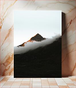 Πίνακας, Sunlit Mountain Peak Ηλιόλουστη βουνοκορφή