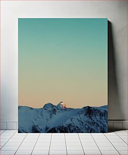 Πίνακας, Sunlit Mountain Peak Ηλιόλουστη βουνοκορφή