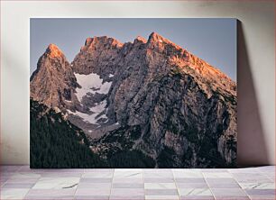 Πίνακας, Sunlit Mountain Peaks Ηλιοφωτισμένες βουνοκορφές