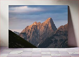 Πίνακας, Sunlit Mountain Peaks Ηλιόλουστες βουνοκορφές