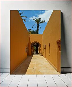 Πίνακας, Sunny Alley with Palm Trees Sunny Alley με Φοίνικες