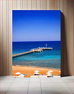 Πίνακας, Sunny Day at the Pier Ηλιόλουστη μέρα στην προβλήτα