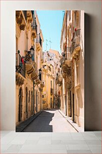 Πίνακας, Sunny Narrow Street in Historic Town Sunny Narrow Street στην ιστορική πόλη