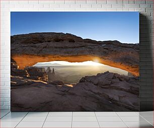 Πίνακας, Sunrise at Mesa Arch Ανατολή στο Μέσα Αψίδα