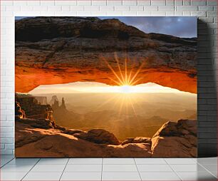 Πίνακας, Sunrise in the Desert Ανατολή στην έρημο