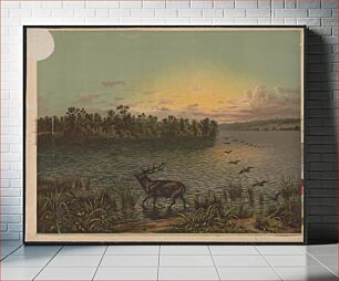 Πίνακας, "Sunrise on Lake Chautauqua"