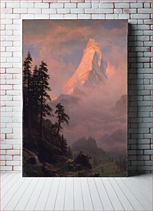 Πίνακας, Sunrise on the Matterhorn by Albert Bierstadt
