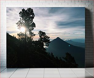 Πίνακας, Sunrise Over Mountain Ανατολή πάνω από το βουνό